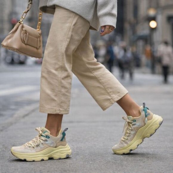 Sorel Kinetic Breakthru Tech Lace Women’s Sneakers Salt Size 9.5 - Picture 1 of 13